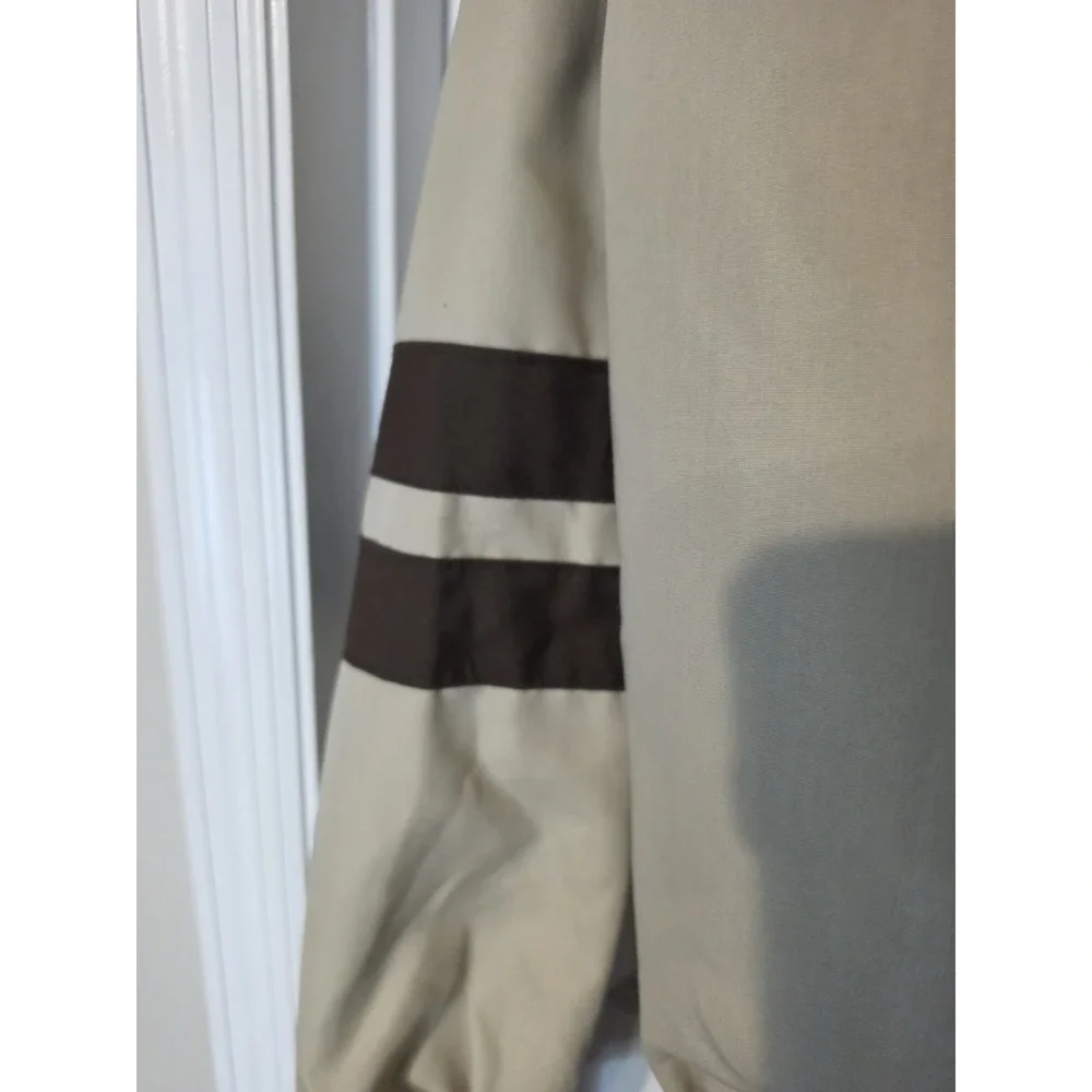 Vintage Cal-Jac Jacket Mens L 44 Tan Brown Bomber Made USA 70s 80s Retro